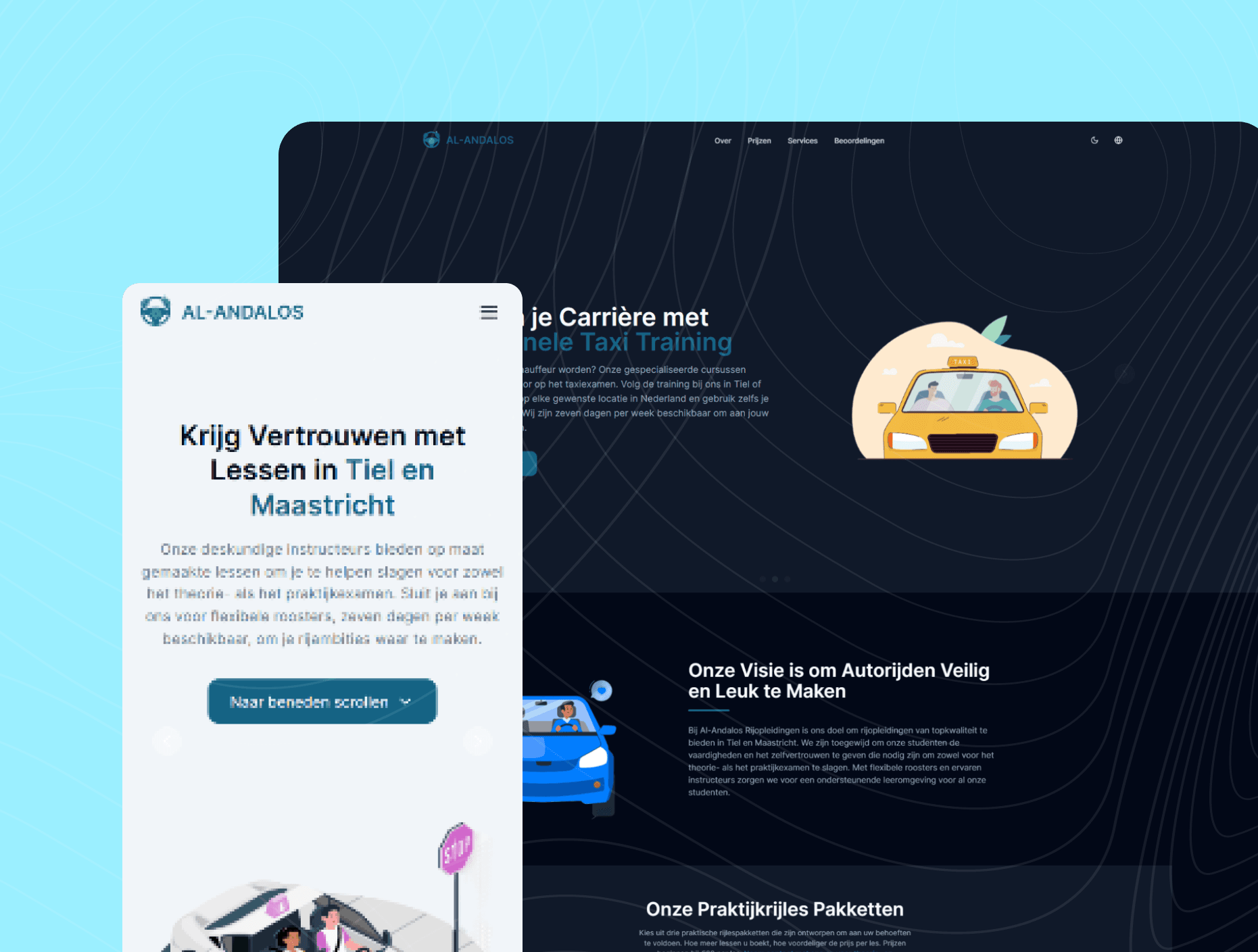 Driving School Landing Page cover image
